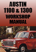 Austin 1100 & 1300 Workshop Repair Manual