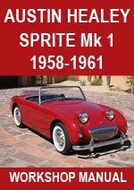 Austin Healey Sprite Mark 1 Service Repair Workshop Manual Download PDF